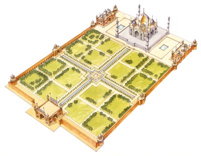 Taj Mahal. Adra, India. Tomb and gardens by Fernando Aznar Cenamor